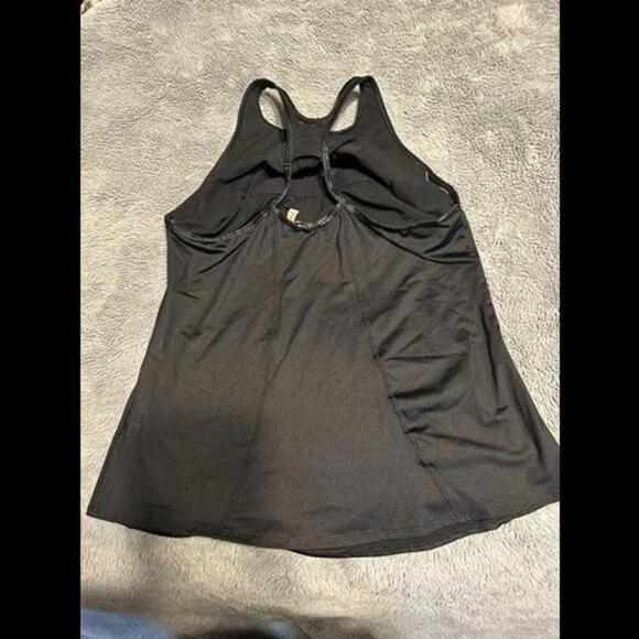 Athleta Black Racerback Tank Top - Size Small - Picture 3 of 3